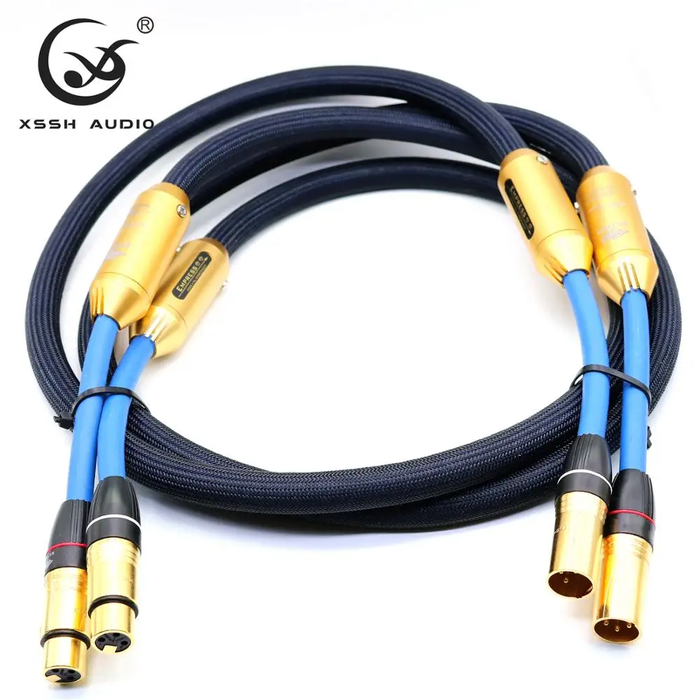 

XSSH Audio High Quality SILTECH SIGNATURE 3 pins Female XLR to Male XLR Balanace Line Cable XLR cables Wire