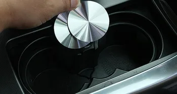 

For Mercedes benz A/B/C/E/CLA/GLA/GLC/GL Class W204 W205 W212 W213 Universal Accessories AMG Car Styling Cup Holder Mat 2016