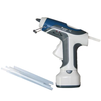 

Pro'sKit GK-368 7W/6V Battery Cordless Hot Melt Glue Gun + 10pcs 7mm Glue Stick Hot Glue Gun Power Tools For DIY Model Craft