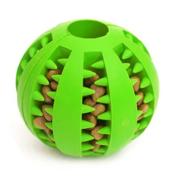 

Funny Pet Dog Toys Nontoxic Bite Resistant Toy Ball for Pet Dogs Puppy Dog Food Treat Feeder Tooth Cleaning Ball Chihuahua