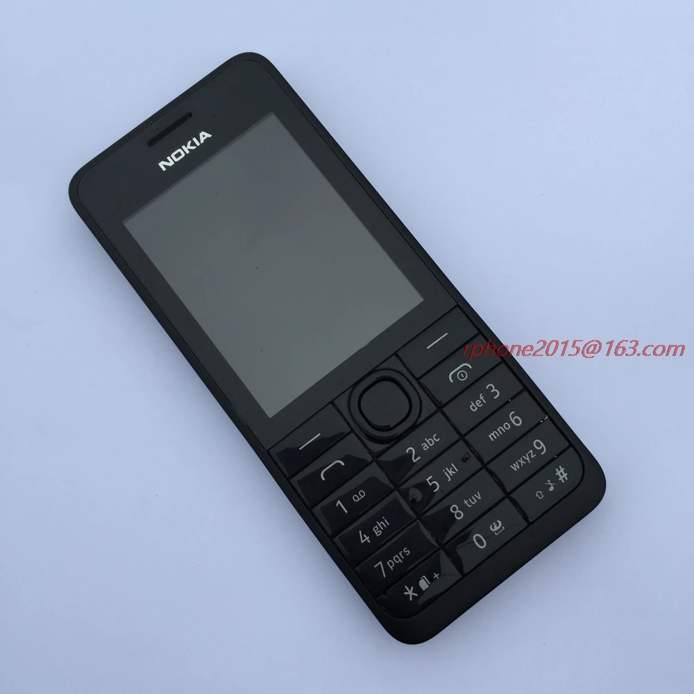 Отремонтированный мобильный телефон NOKIA 301 WCDMA 3MP 2,4 'один две sim-карты разблокированный мобильный телефон