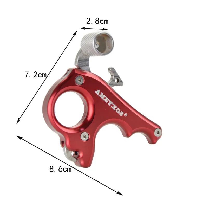 1 шт. стрельба из лука релиз спицы триггер 3 держатель штангенциркуль алюминиевый сплав соединение лук открытый стрельба Охотничьи аксессуары