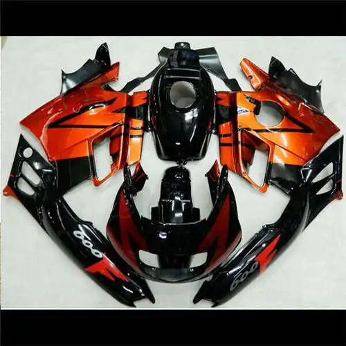 

Dor-orange black Body Kits for CBR600 F2 1994 Abs Fairing CBR 600 F2 1993 1991 - 1994 Fairings CBR 600 F2 1992
