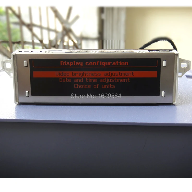 Заводская Модель 12 pin красный экран Поддержка USB и Bluetooth дисплей, монитор для peugeot 307 407 408 citroen C4 C5