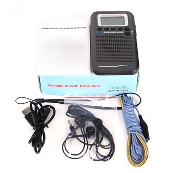 

Full Band Radio Digital Demodulator FM / AM / SW / CB / Air / VHF World Band Stereo portable Radio with LCD Display Alarm Clock