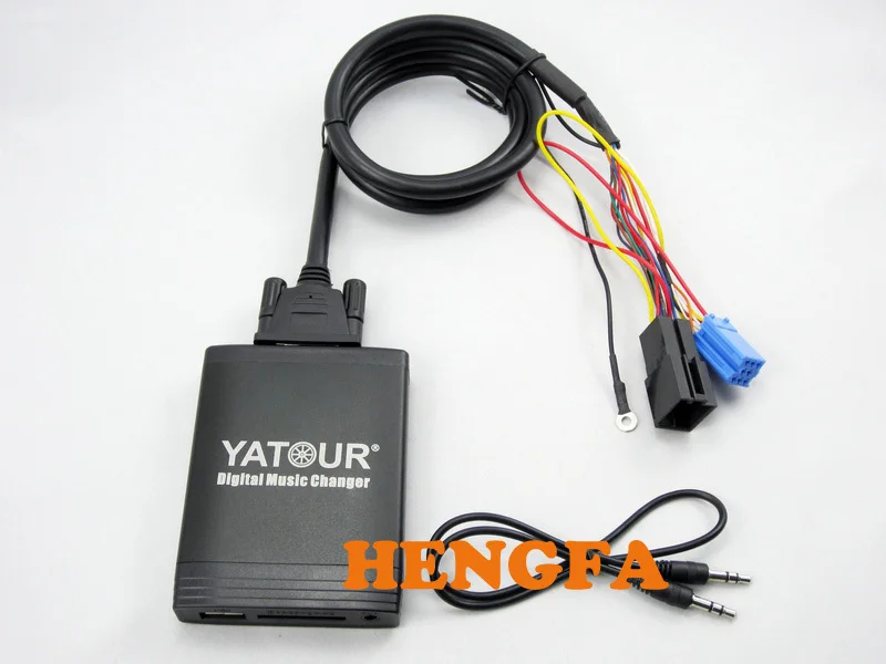 Yatour Автомобильный цифровой CD Музыка Changer USB MP3 AUX адаптер для ISO 8 булавки VW Audi Skoda сиденья YT-M06