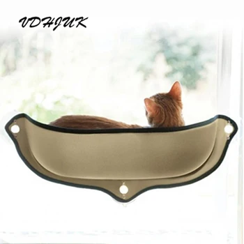 

Drop shipping cat window bed Cat lounger Warm Bed Pet Hammock For Pet Cat Rest & House Soft And Comfortable Cat Ferret Cage
