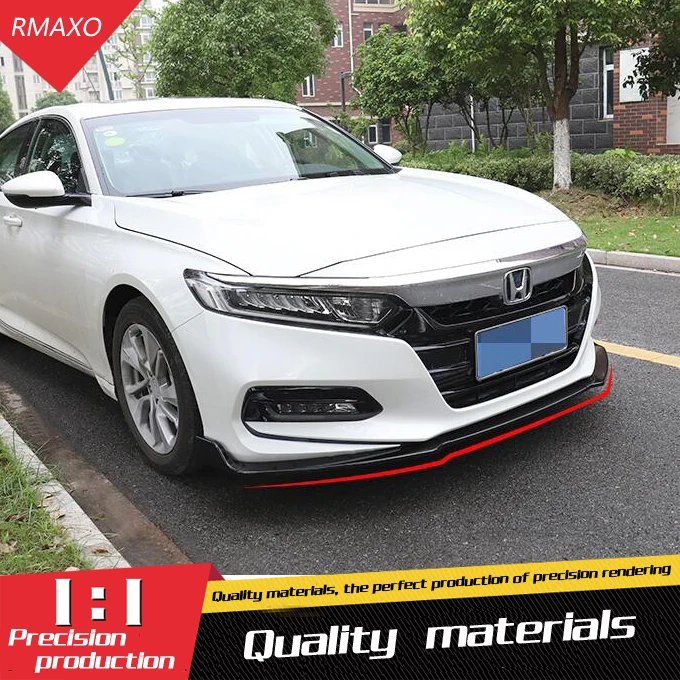 

For Accord Rear spoiler ABS Rear front Bumper Diffuser Bumpers Protector For Accord Body kit bumper rear lip rear spoiler