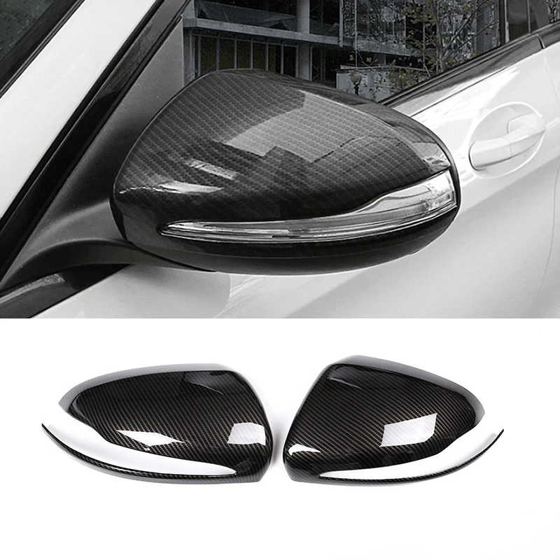 

For Mercedes Benz C w205 E W213 GLC-Class X253 S Class w222 ABS Plastic Car Rearview Mirror Cap Cover Trim For LHD
