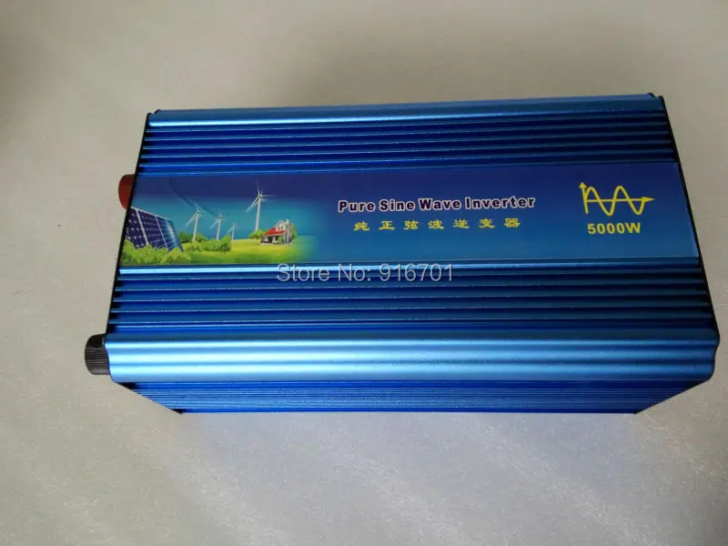 

For wind or solar energy Pure Sine Wave Inverter 5000W Peak 10000W Pure Sine Wave inverter 12V DC To 110/220V~240V AC 5000Watt
