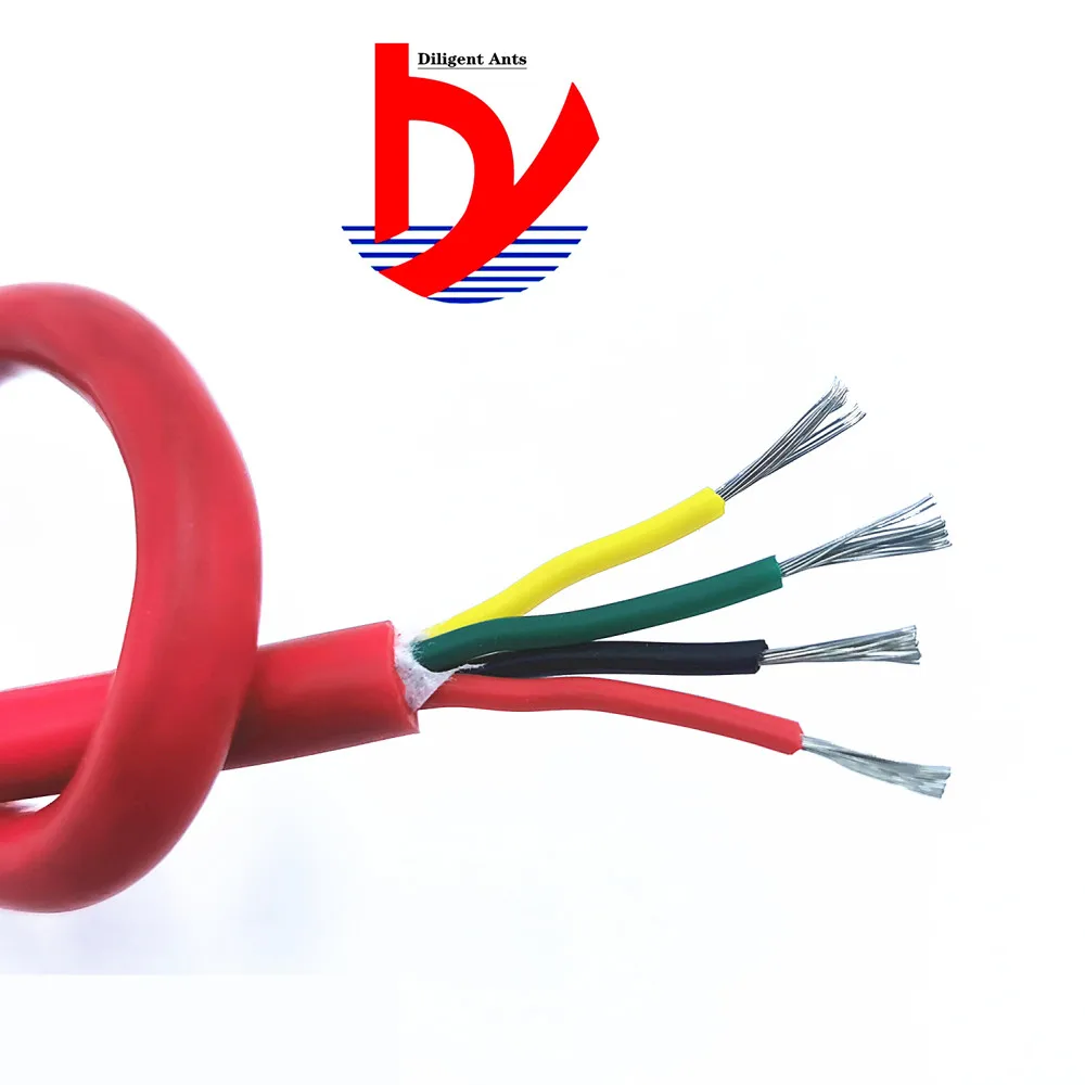  2-core 3-core 4-core heat-resistant high-temperature cable Multi-core soft silicone wire 22AWG 20AW