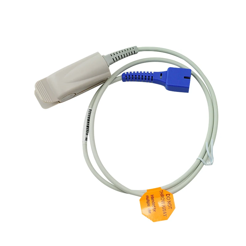 

Health Care Dentist Tools Compatible Nellcor Spo2 sensor, Adult Finger Clip sensor, 1m 9 Pins