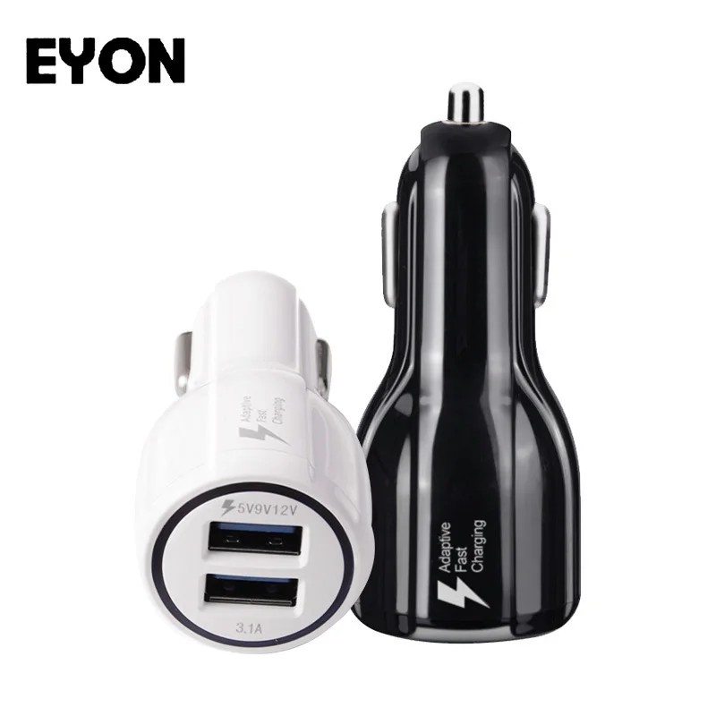 

For Quick Charge 3.0 2 Ports Car Fast Adaptive Charger For iPhone 7 6S SAMSUNG S8 Plus S7 S6 Edge HTC 10 For XiaoMi Mi5S Mi6 Mix