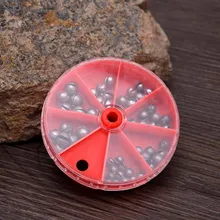 7 способ Рыбалка рыболовное грузило Разделение привести выстреленный грузик круглый раскол диспенсер рыболовные снасти для рыбалки