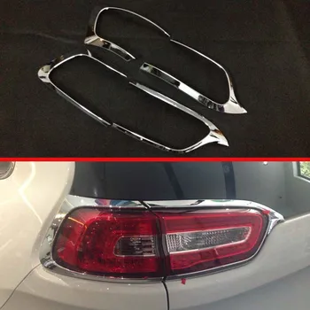 

For Jeep Cherokee Limited 2015-2018 Car Styling Accessories ABS Chrome Front Head Light Headlight Lamp Cover Trim Molding Frame