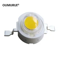 1 W chip de Alta potência LEVOU talão Lâmpada branca Quente/350mA Branco Puro 3.00-3.4 V 110-120LM Gênese chip de 100 PCS Frete grátis