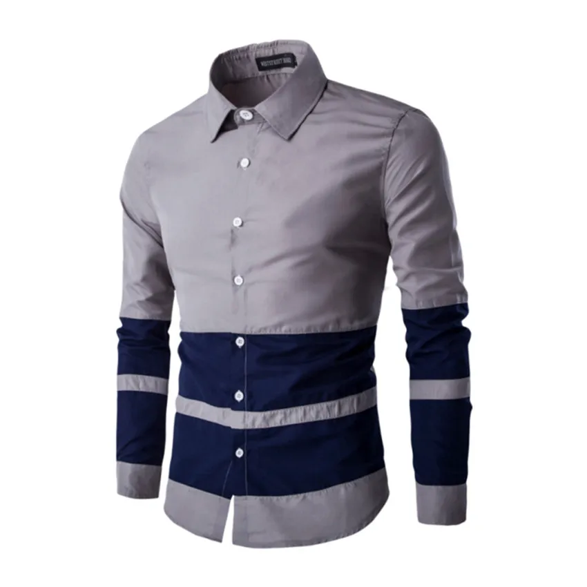 2017 fashion casual comfortable casual font b mens b font business font b shirt b font