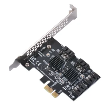 

NewPCI-E To SATA 3.0 Three Generations PCIE SATA3 Expansion Card 4-Port IPFS AC1722