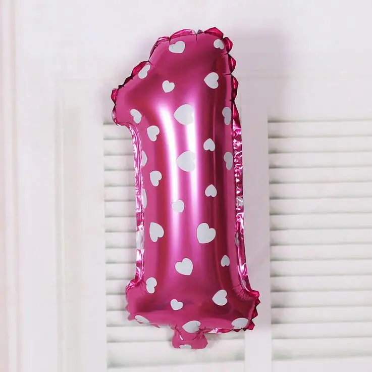Pink 1 1 шт. 32 дюйма номер 0-9 воздушный шар Foli декоративные шары фестиваль вечерние декорация праздничные украшения игрушка воздушный шар - Цвет: Pink 1