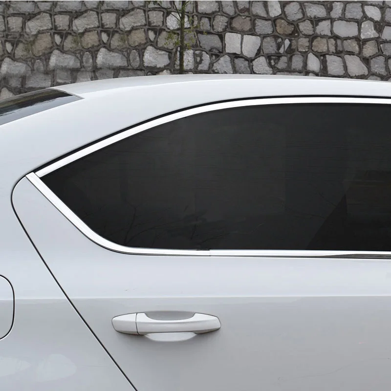 Vtear для Skoda Octavia A7 накладка на окно внешний хромированный Стайлинг из нержавеющей стали для автомобиля-Стайлинг украшения аксессуары