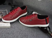 Designer Men’s Shoes Flats Boys Red Shoe Male Crocodile Genuine Leather Deodorization Massage 9 size and 6 difference colors