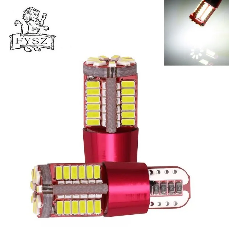 100 шт. T10 светодиодный W5W 3014 57 SMD 194 автомобиля сигнальная лампа для чтения клина