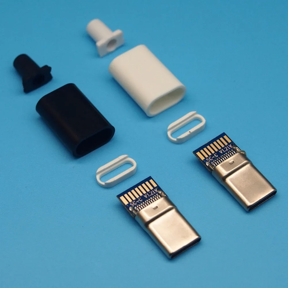 5 компл. 4 в 1 DIY сварочный Тип USB3.1 тип c штекер TYPE C разъем с пластиковой