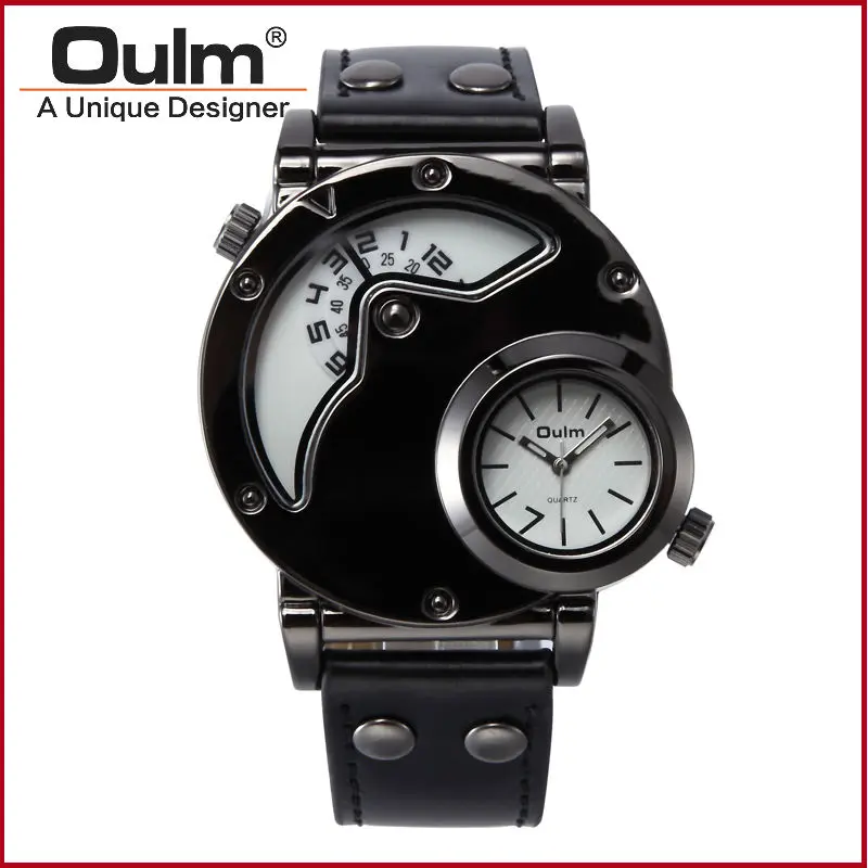 Prix pour Luxe Montres Hommes Top Qualité Marque Oulm 9591 Japon mouvement À Quartz Montre Militaire de L'armée Montres Homme Robe Relojes hombre Prix pour Luxe Montres Hommes Top Qualité Marque Oulm 9591 Japon mouvement À Quartz Montre Militaire de L'armée Montres Homme Robe Relojes hombre
