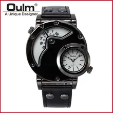 Luxe Montres Hommes Top Qualité Marque Oulm 9591 Japon mouvement À Quartz Montre Militaire de L’armée Montres Homme Robe Relojes hombre