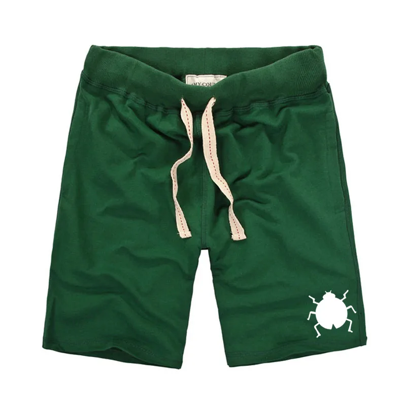 Funny Insect Animal Printed Shorts Men Knee Length Summer Casual Mens