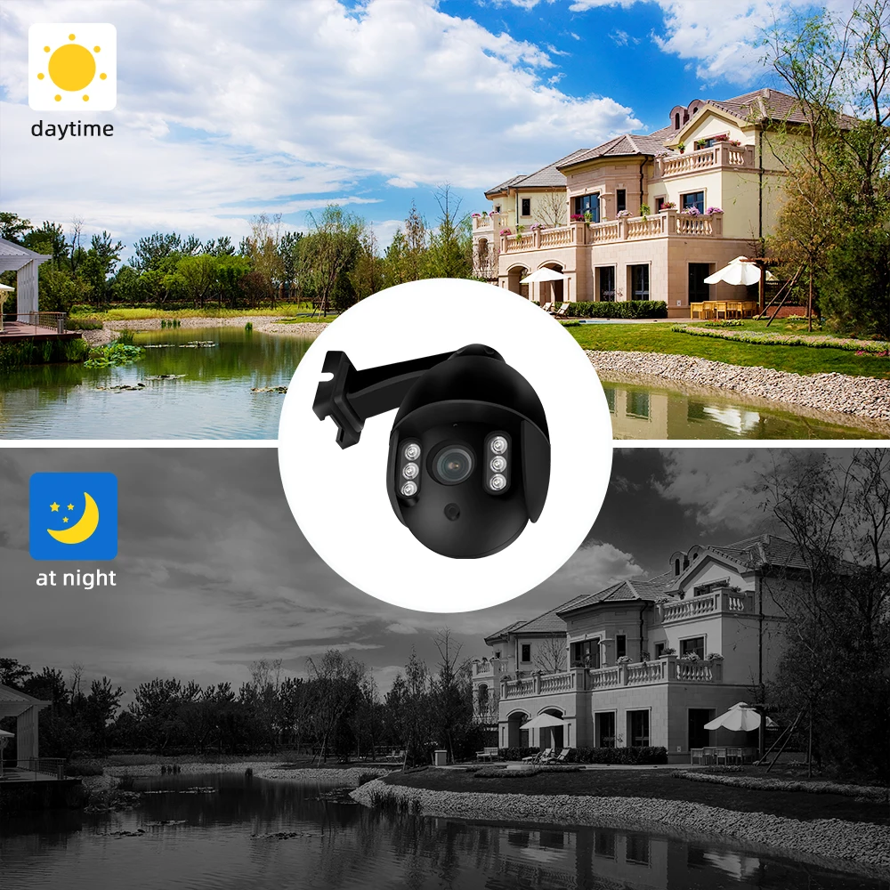 Vstarcam 1080P 4X Zoom IP Camera Wifi Outdoor IP66 Waterproof IR Vision PTZ Speed Dome CCTV Surveil