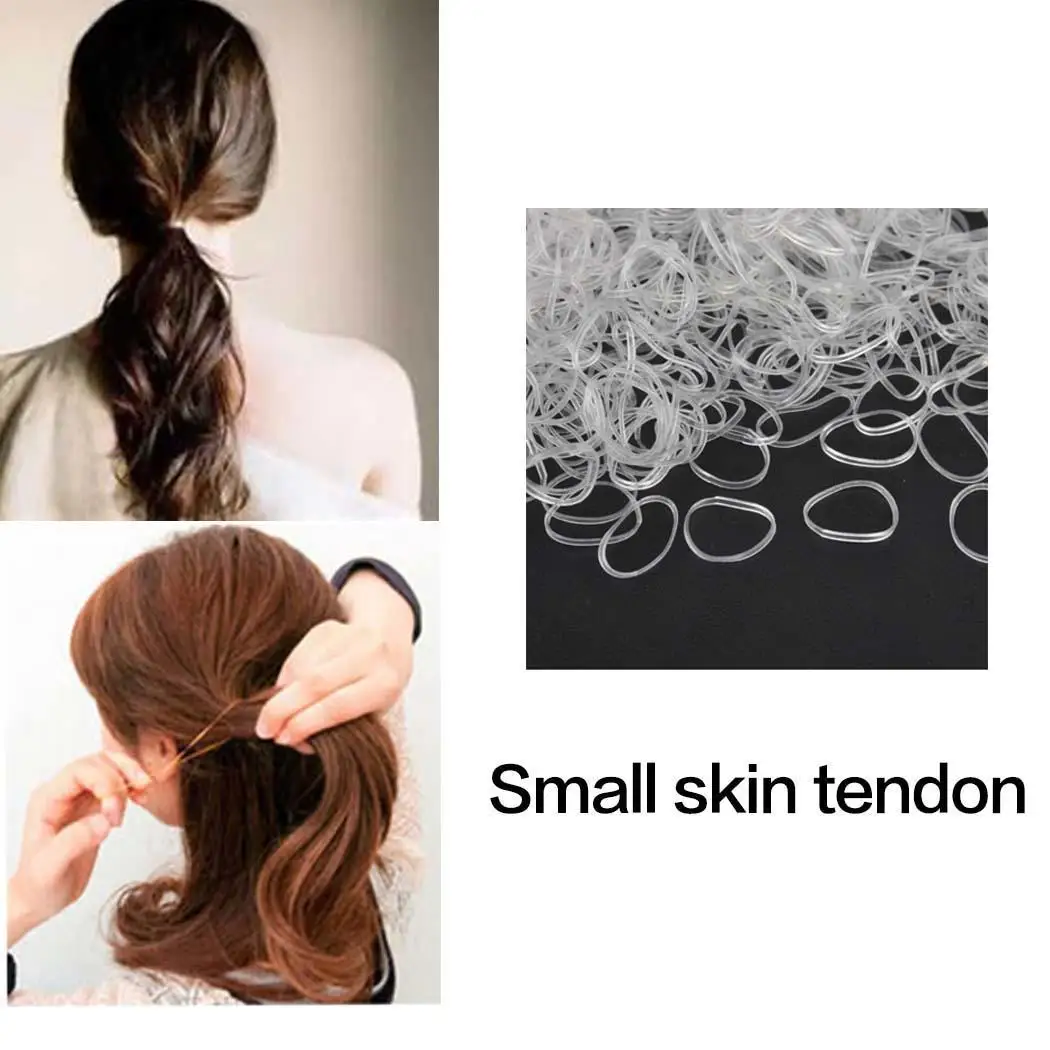 Hair Children's Fashion High Elastic Band Disposable 1000Pcsin Color