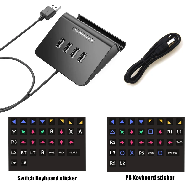 Конвертер клавиатуры мыши для PS3 PS4/PS4 PRO/PS4 SLIM для/XBox One/Xbox One S X Switch|Запасные части| |