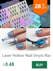 Стикеры 3D на ногти Nail Art наклейки патч металлические цветы дизайнерские наклейки для художественное оформление ногтей советы салонный