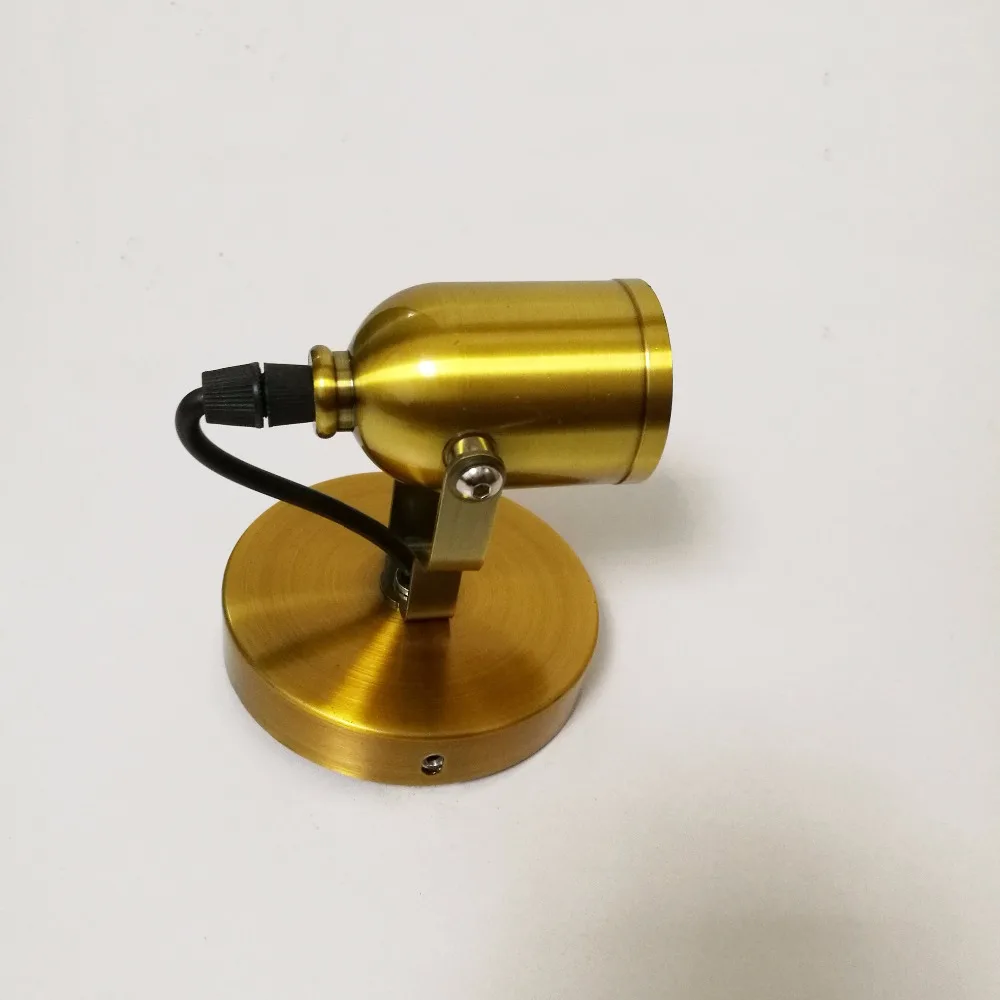 Vintage Gold Wall Lamp Bedroom Loft Adjustable Wall sconce Bedside Wall Light Ceramic Lamp Holder Industrial Wall Mount Light (15)