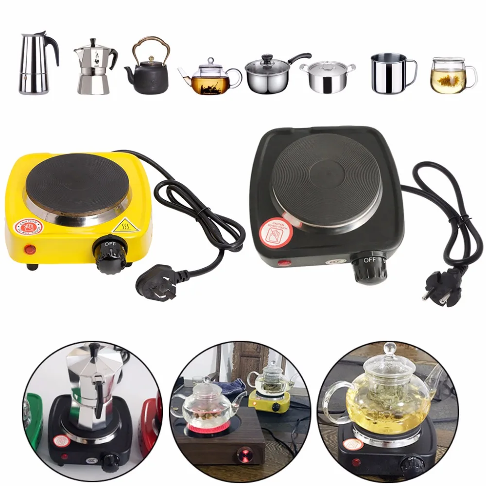 

500W Mini Stove Cooking Plate Coffee Milk Heater Electric Hot Grill Burner Tools