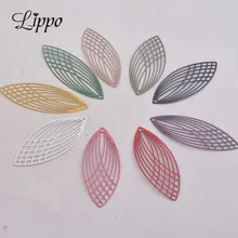 50 шт. AC8987 15 мм* 40 мм Большие Овальные Подвески Diy Ювелирные компоненты