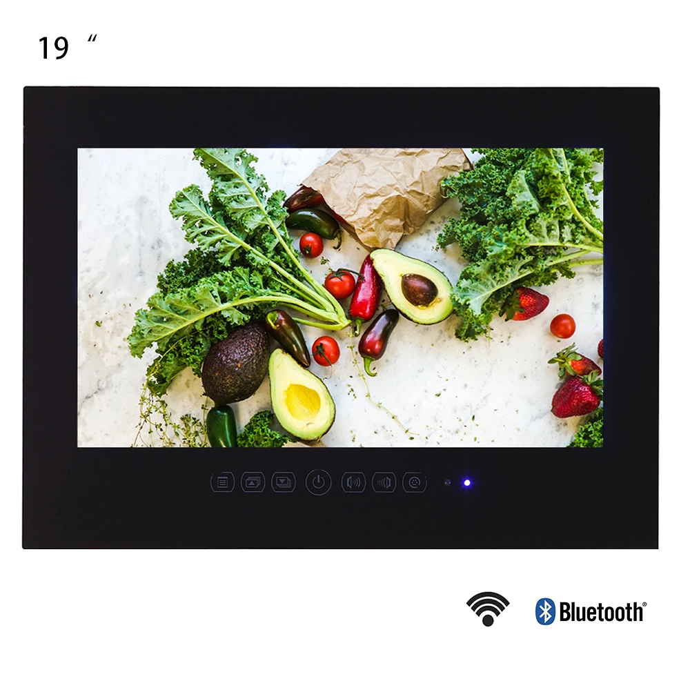 

Souria 19 inch Android 9.0 Smart Waterproof LED TV for Bathroom LCD Monitor WIFI HD Home Television WIth Internet