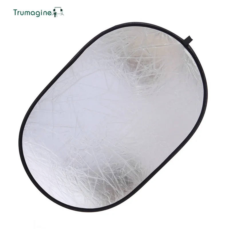  TRUMAGINE 90 *120CM 7 in 1 Collapsible Portable Photography Studio Oval Light Reflector Free Shippi