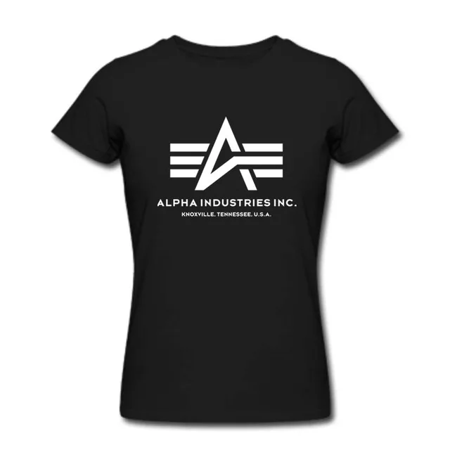 Мужская футболка модная 2019 хлопковая с короткими рукавами Alpha Industries Повседневная
