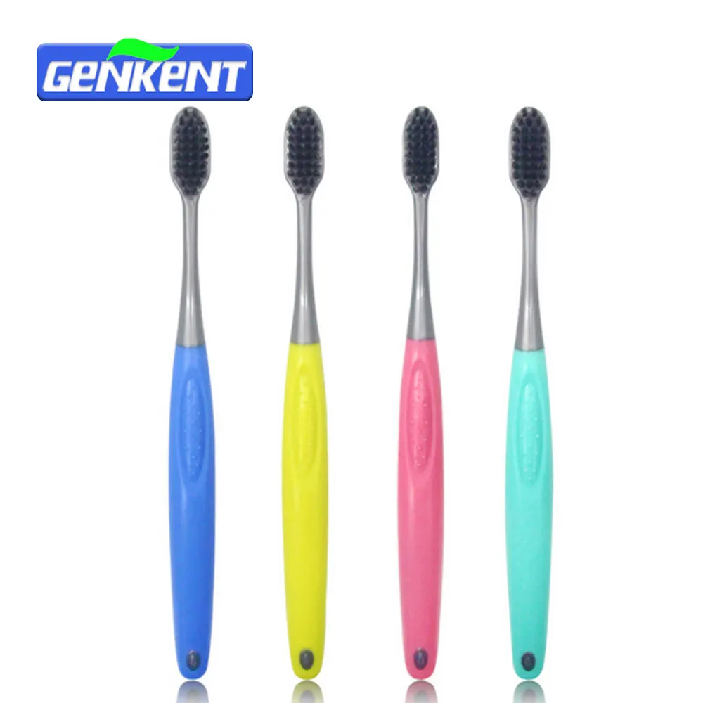 Зубная щетка Genkent Oral Care из бамбукового угля зубная с двойной ультра мягкой