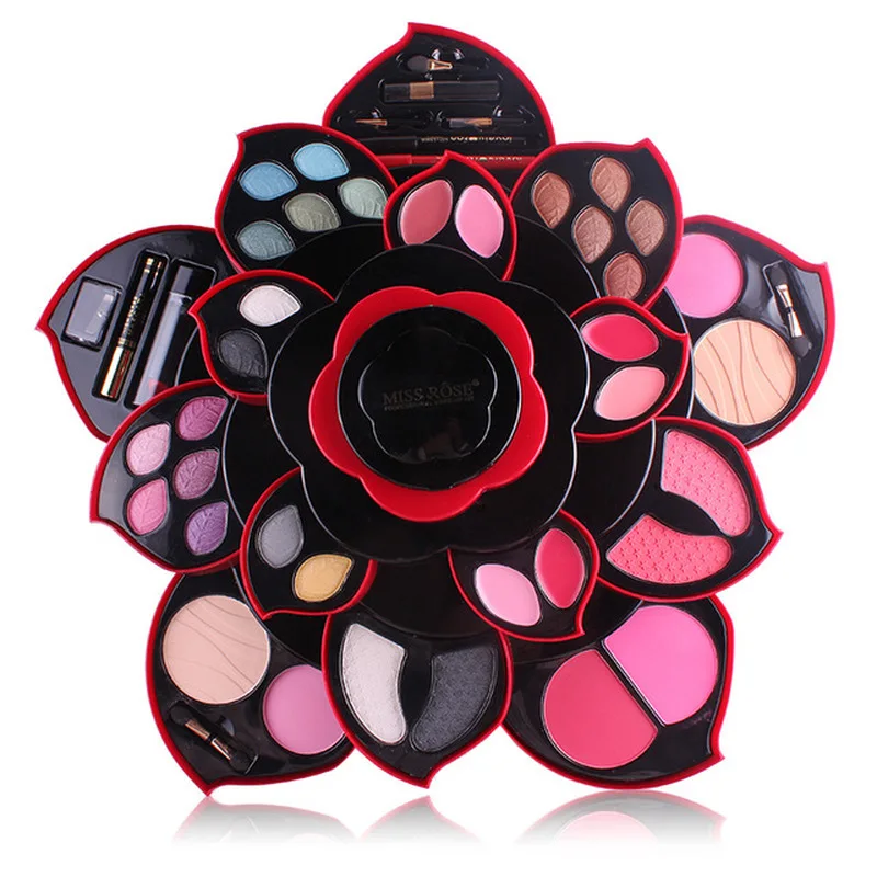 

Professional Makeup Eyeshadow Palette Color Rotating Eyeshadow Box Makeup Case Eyeshadow Palette Makeup Case Natural Sexy Makeup