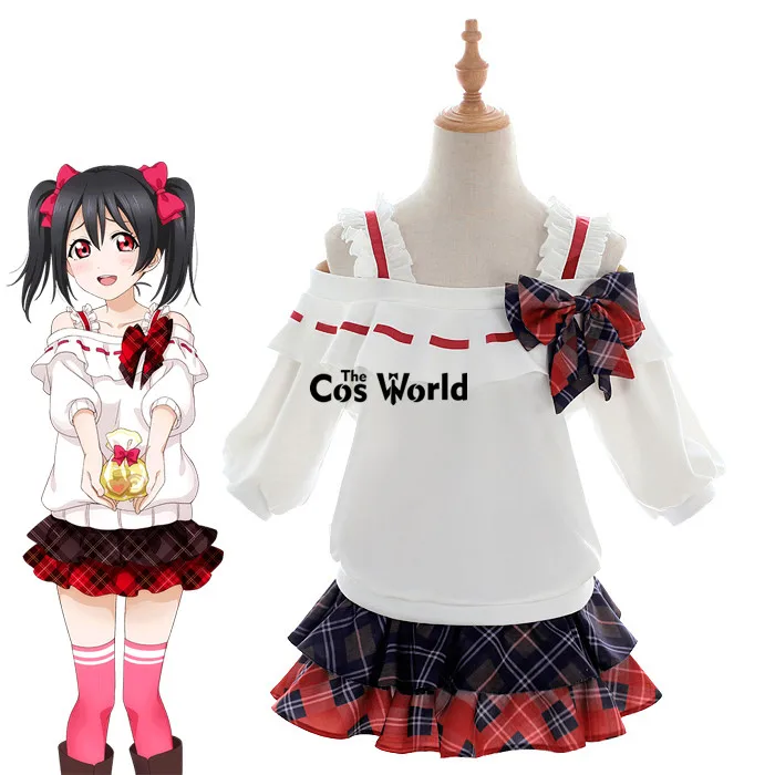 Платье топ с надписью Love Live School Idol Project Yazawa Nico Униформа костюмы для косплея аниме| |