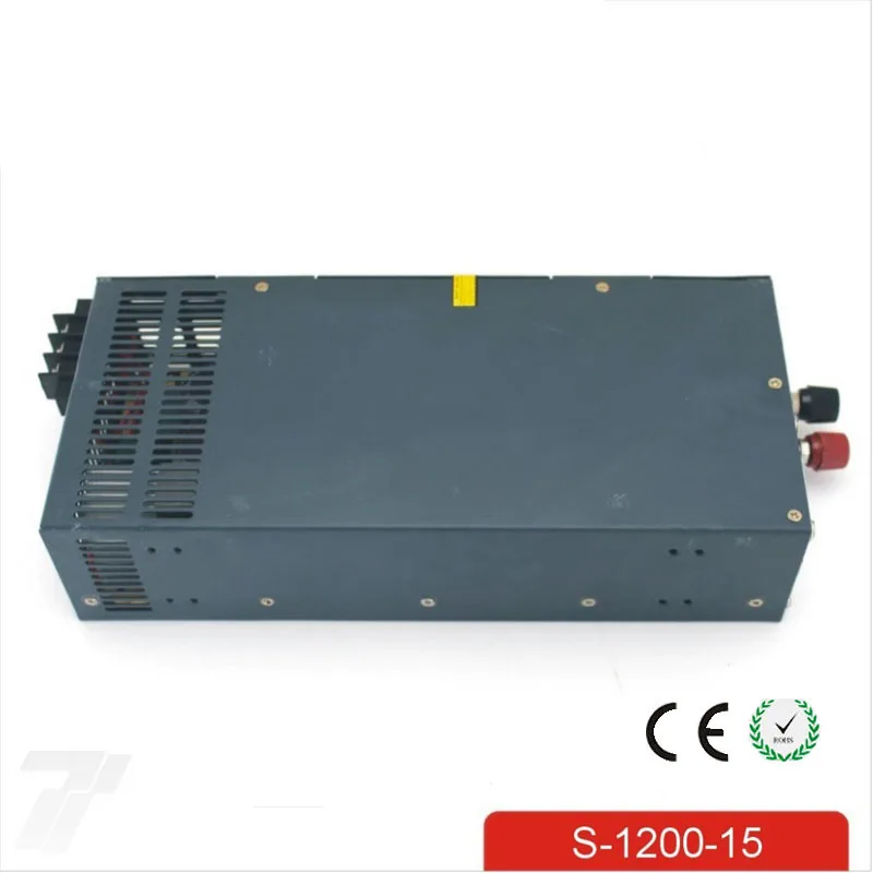 CE Soro 220V INPUT 1200W 15V 80A power supply Single Output Switching power supply for LED Strip light AC to DC UPS ac-dc CE Soro 220V INPUT 1200W 15V 80A power supply Single Output Switching power supply for LED Strip light AC to DC UPS ac-dc