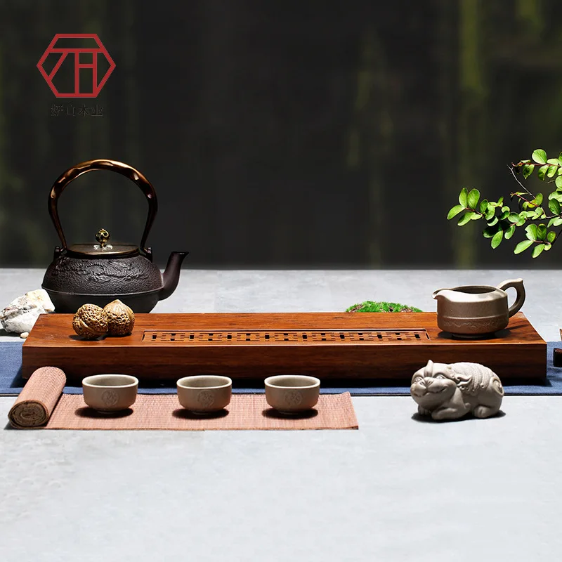 [Yan Mountain] manufacturers of new Chinese style creative piece of heavy bamboo bamboo teaboard Kung Fu tea to send t