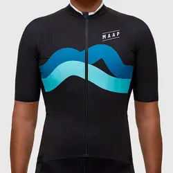 2018 Ретро maap Велоспорт Джерси с волнистым узором Джерси велосипедная одежда для верховой езды одежда с принтом для езды на велосипеде