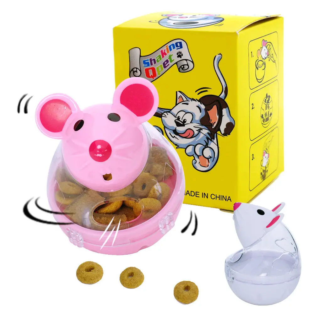 Cat Toys Interactive Cat IQ Treat Ball Toy Kitten Mouse Mice Toy Pet