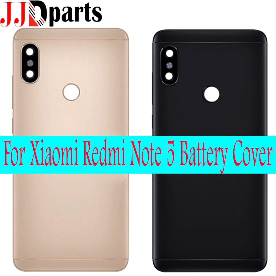 

Original Xiaomi Redmi note 5 Battery Cover Back Glass Panel Rear Door Housing Case Redmi note 5 pro Back Cover door with lens