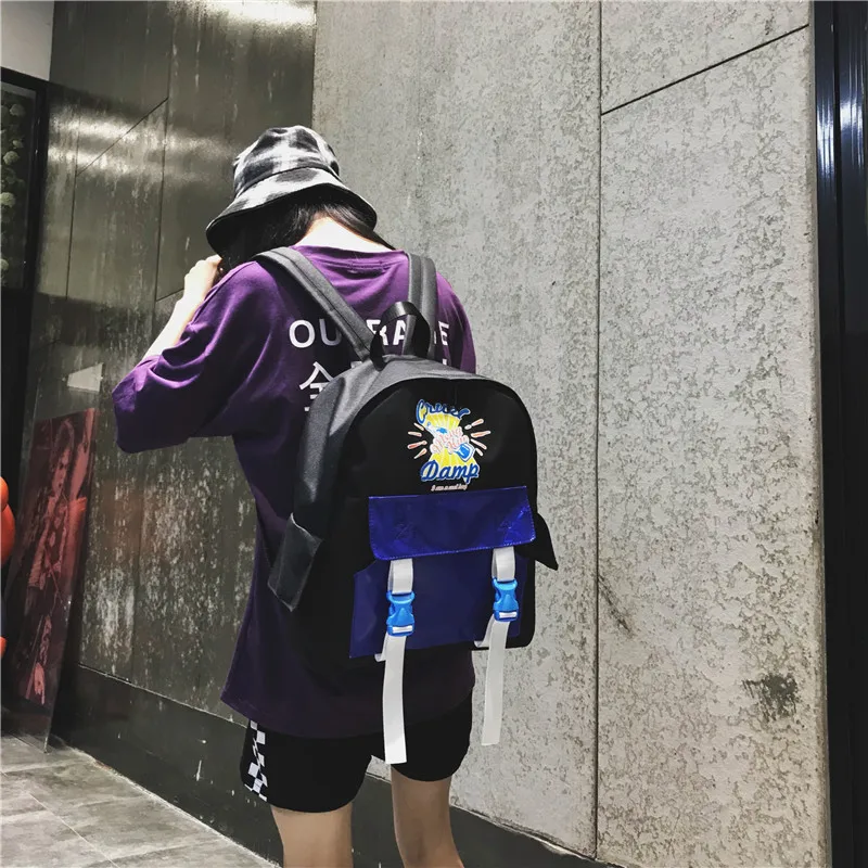 Menghuo Fashion Backpack Women Children Schoolbag Back Pack Leisure Korean Ladies Knapsack Travel Bags for School Teenage Girls (2)