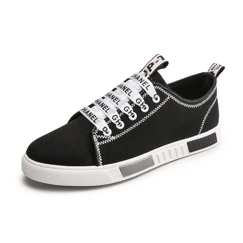 2018 New Spring Fall Canvas Shoes Men Sneakers Red Black 2018 New Spring Fall Canvas Shoes Men Sneakers Red Black